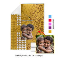 Custom Photo Hawaii Blanket Kakau Mixed Polynesian Tribal CTM09 - Polynesian Pride