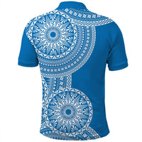 Custom Tonga Schools Polo Shirt Tongan Schools Logo With Ngatu Pattern CTM14 - Polynesian Pride