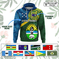 Custom Solomon Islands Provinces Hoodie Coat Of Arms With Flag Unique Version CTM14 - Polynesian Pride