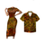 Polynesian Pride Matching Tropical Couple Outfits Polynesian Tribal Bodycon Dress And Hawaii Shirt - Polynesian Pride