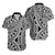 Polynesian Matching Dress and Hawaiian Shirt Tattoo Plumeria Black LT14 - Polynesian Pride