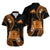 Tokelau Matching Dress and Hawaiian Shirt Tokelauan Tatau with Badge Gold LT14 - Polynesian Pride