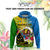 Custom Photo Malampa Fiji Day Hoodie Together We Grow Coat Of Arms Tropical Flowers CTM14 - Polynesian Pride