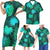 Family Matching Outfits Hawaii Tropical Polynesian Tribal Bodycon Dress And Hawaii Shirt - Polynesian Pride