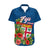 Fiji Islands Matching Hawaiian Shirt and Dress Tropical Flowers and Tapa Pattern LT9 - Polynesian Pride