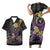 Hawaii Matching Clothes For Couples Polynesian Tribal Turtle Bodycon Dress And Hawaii Shirt - Polynesian Pride
