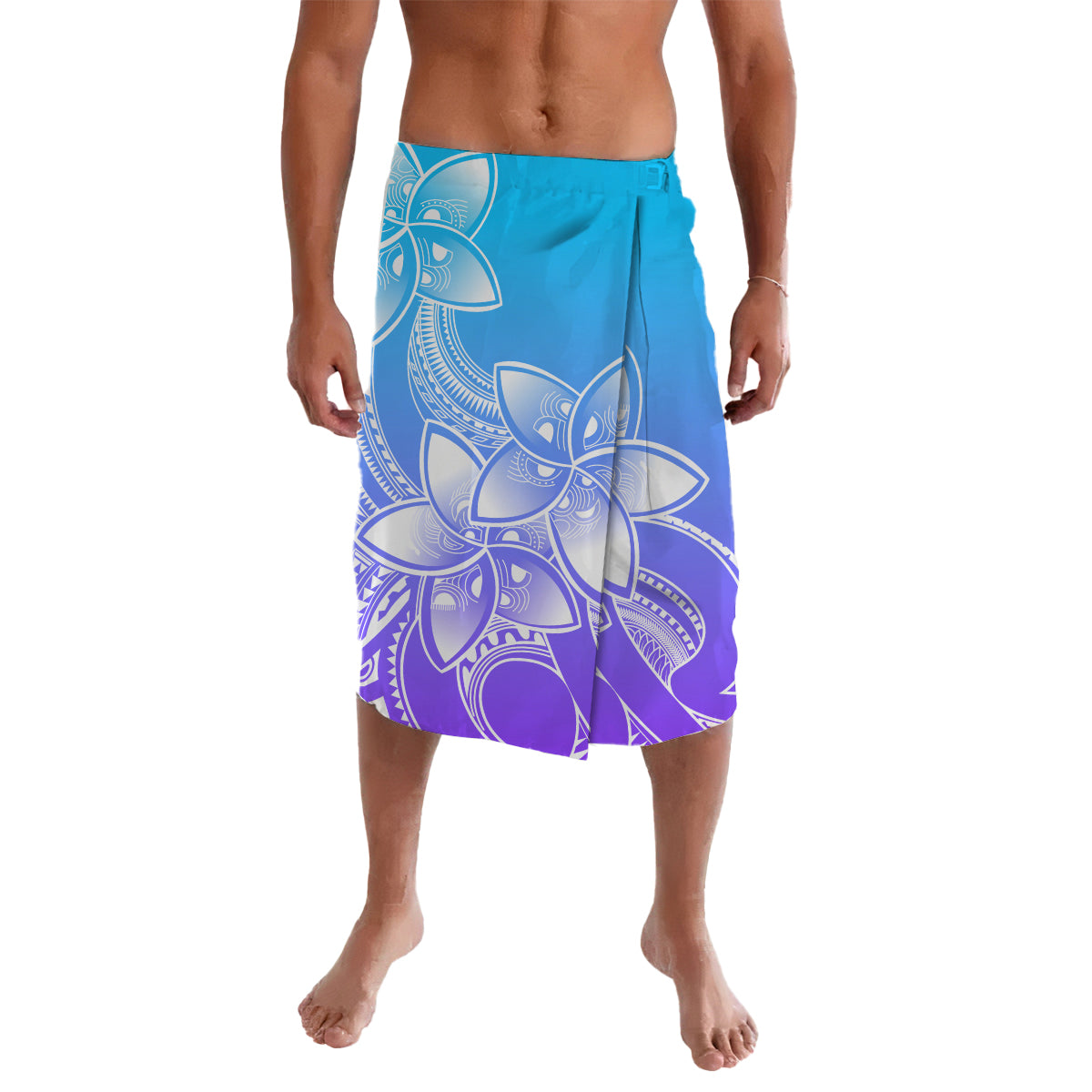 Polynesian Plumeria Flowers Lavalava Polynesian Tribal Gradient Purple LT9 Gradient Purple - Polynesian Pride LLC