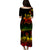 Polynesian Pride Plumeria Flowers Puletasi Dress Polynesian Tribal Reggae Vibe LT9 - Polynesian Pride