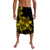 Polynesian Plumeria Flowers Lavalava Polynesian Tribal Yellow Vibe LT9 Yellow - Polynesian Pride LLC