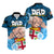 Dads Day Fiji Polynesian Flowers Tribal Matching Hawaiian Shirt and Dress Au Lomani Iko LT9 - Polynesian Pride