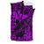 Hawaii Sea Turtle Bedding Set Polynesia Kakau with Kanaka Maoli Purple LT9 - Polynesian Pride