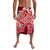 Polynesian Floral Tribal Lavalava Red LT9 Teal - Polynesian Pride