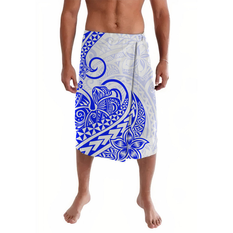 Polynesian Tribal Tattoo Retro Lavalava Blue Screen Color LT9 Blue - Polynesian Pride