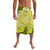 Polynesian Floral Tribal Lavalava Yellow LT9 - Polynesian Pride