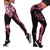 Polynesia Floral Butterfly Women's Legging Breast Cancer Pink Ribbon LT9 - Polynesian Pride