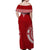 Personalised Tonga Independence Day Off Shoulder Long Dress Kupesi Pattern Mix Style LT7 - Polynesian Pride