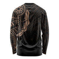 Polynesian Full Sleeve Tattoo Long Sleeves Shirt Blush Color LT7 - Polynesian Pride