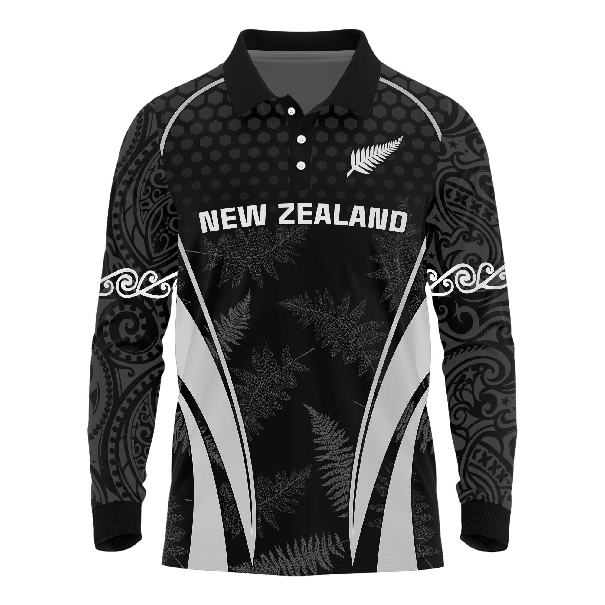 custom request - Johan Marx - 19/08/24 - Long sleeve polo shirt LT9