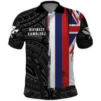 CUSTOMER REQUEST - HIFINEST GAMBLERZ - 13/10/2025 - Polo Shirt - LT05 Black - Polynesian Pride