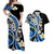 Plumeria Polynesian Matching Dress and Hawaiian Shirt Trending Blue LT6 Blue - Polynesian Pride