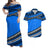 Polynesian Matching Dress and Hawaiian Shirt Simple Blue LT6 Blue - Polynesian Pride