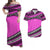 Polynesian Matching Dress and Hawaiian Shirt Simple Pink LT6 Pink - Polynesian Pride