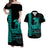 Hawaii Matching Dress and Hawaiian Shirt King Kamehameha Day Green LT6 Green - Polynesian Pride