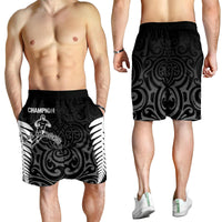 New Zealand Men Shorts All Black Champion LT7 - Polynesian Pride