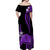 Tokelau Matching Dress and Hawaiian Shirt Tokelauan Tatau with Badge Purple LT14 - Polynesian Pride