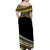 Polynesian Matching Dress and Hawaiian Shirt Simple Gold No.2 LT6 - Polynesian Pride