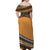 Polynesian Matching Dress and Hawaiian Shirt Simple Gold No.1 LT6 - Polynesian Pride