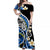 Plumeria Polynesian Matching Dress and Hawaiian Shirt Trending Blue LT6 - Polynesian Pride