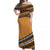 Polynesian Matching Dress and Hawaiian Shirt Simple Gold No.1 LT6 - Polynesian Pride