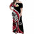 Plumeria Polynesian Matching Dress and Hawaiian Shirt Trending Red LT6 - Polynesian Pride