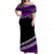 Polynesian Matching Dress and Hawaiian Shirt Simple Purple No.1 LT6 - Polynesian Pride