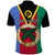 Shefa Province Custom Polo Shirt With Photo Vanuatuan Boar's Tusk Flag Multicolored CTM09 - Polynesian Pride