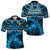 Fiji Rugby Polo Shirt Go Fijian Tapa Arty with World Cup Vibe LT9 Black - Polynesian Pride