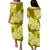 Polynesian Floral Tribal Puletasi Dress Yellow LT9 Long Dress Yellow - Polynesian Pride