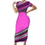 Polynesian Couples Matching Outfits Combo Bodycon Dress And Hawaii Shirt Simple Pink LT6 - Polynesian Pride