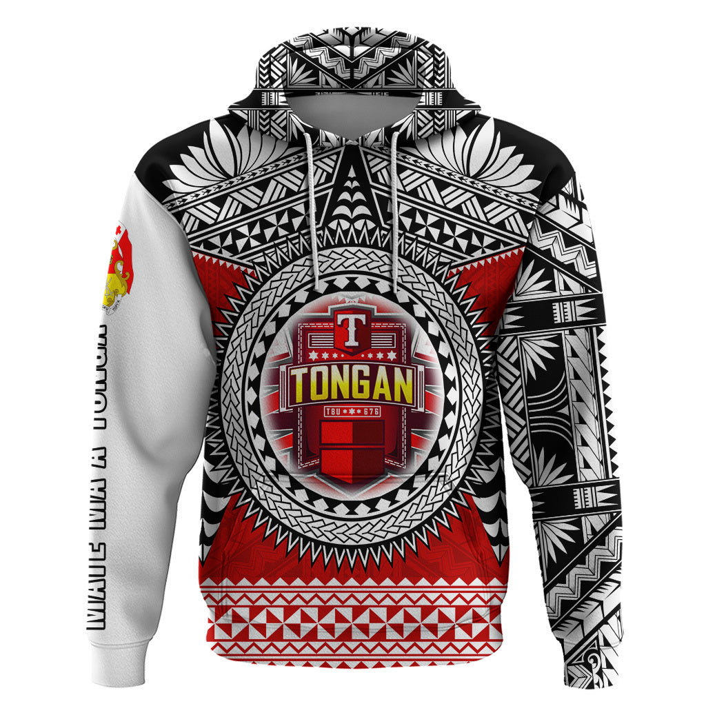 Personalized Tonga Mate Maa Tonga Hoodie Tongan Vibes LT8 Pullover Hoodie Red - Polynesian Pride