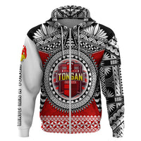 Personalized Tonga Mate Maa Tonga Hoodie Tongan Vibes LT8 Zip Hoodie Red - Polynesian Pride