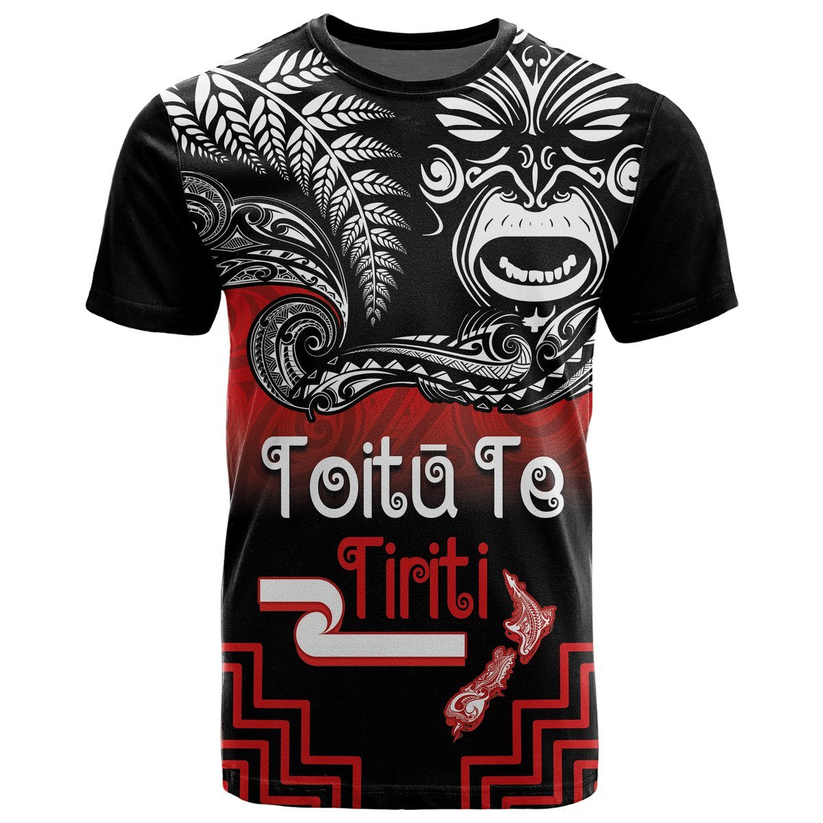 Aotearoa Toitu Te Tiriti T Shirt New Zealand Honour the Treaty - Fight Together LT03 - Polynesian Pride