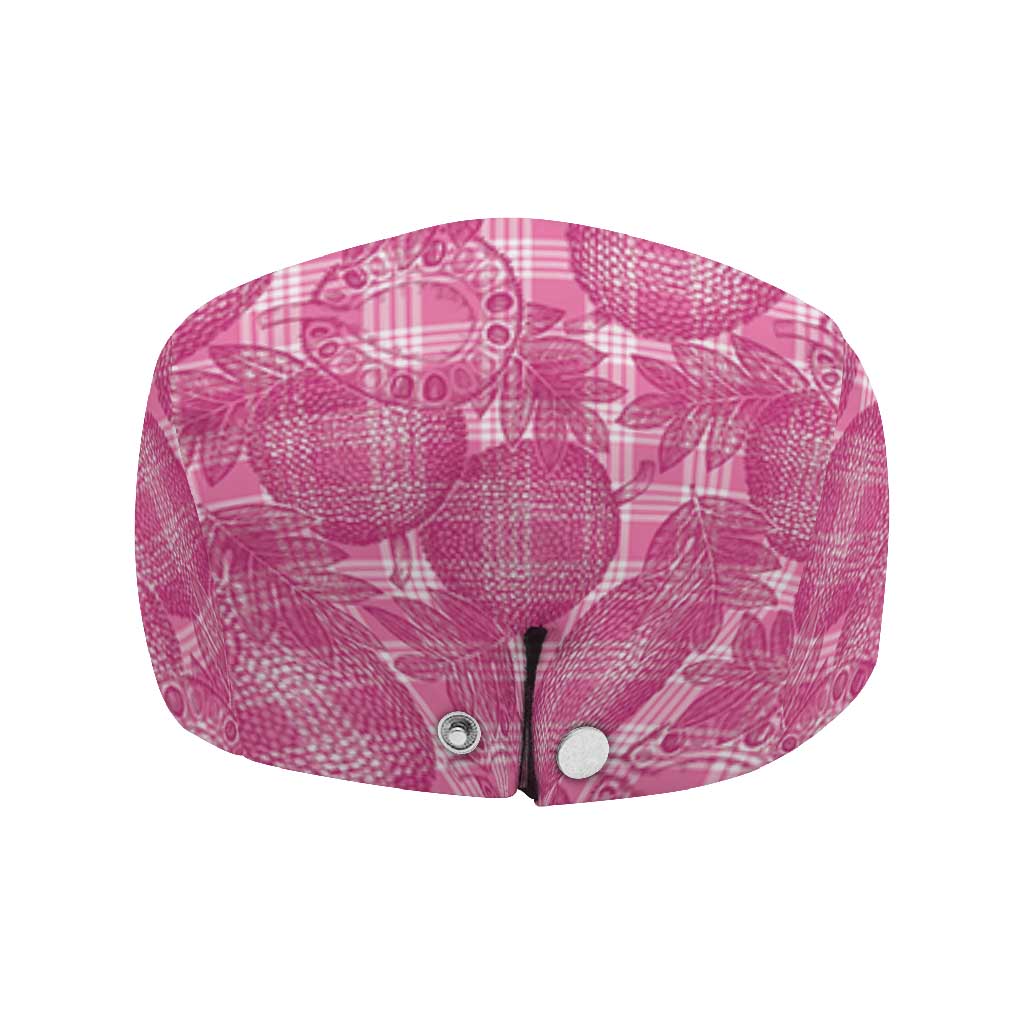 Alaka Hawaii Breadfruit Palaka Motifs Jeff Hat LT14 - Polynesian Pride