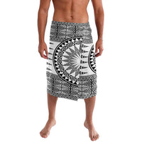 All White Tonga Malo e lelei Lavalava Vintage Ngatu Tribal Pattern LT9 White - Polynesian Pride