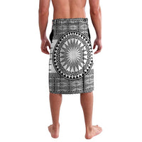All White Tonga Malo e lelei Lavalava Vintage Ngatu Tribal Pattern LT9 - Polynesian Pride