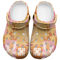 Aloha Hawaii Quilt Floral Patchwork Style Clogs Shoes