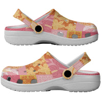 Aloha Hawaii Quilt Floral Patchwork Style Clogs Shoes