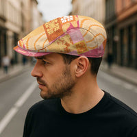 Aloha Hawaii Quilt Floral Patchwork Style Jeff Hat