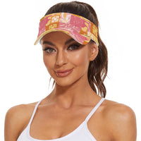 Aloha Hawaii Quilt Floral Patchwork Style Sun Visor Cap