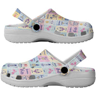 Aloha Summer Posters Grunge Textures Clogs Shoes LT01 - Polynesian Pride